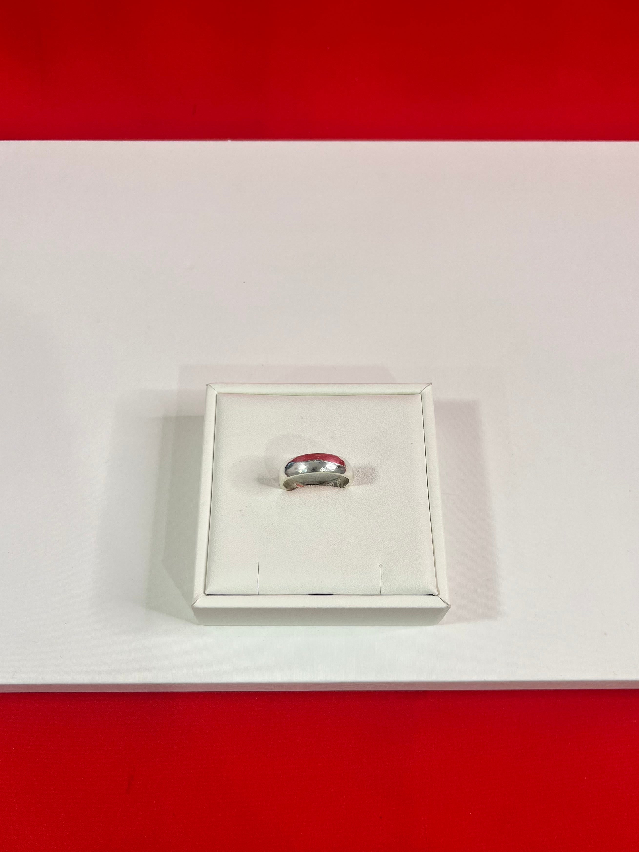 Pure Silver Plain Band size 9
