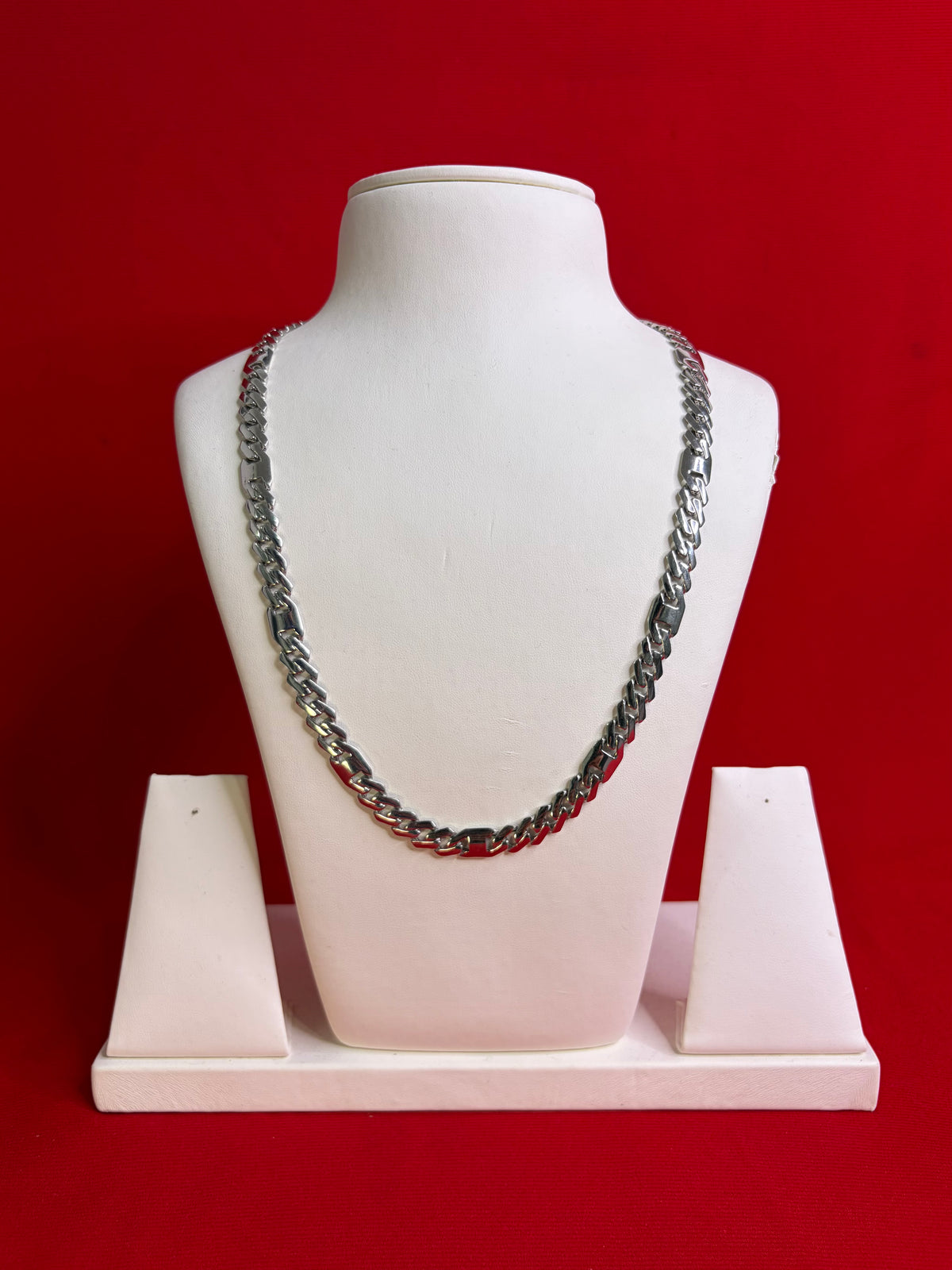 Miami Cuban Italian Silver Chain 22” (Sc133)