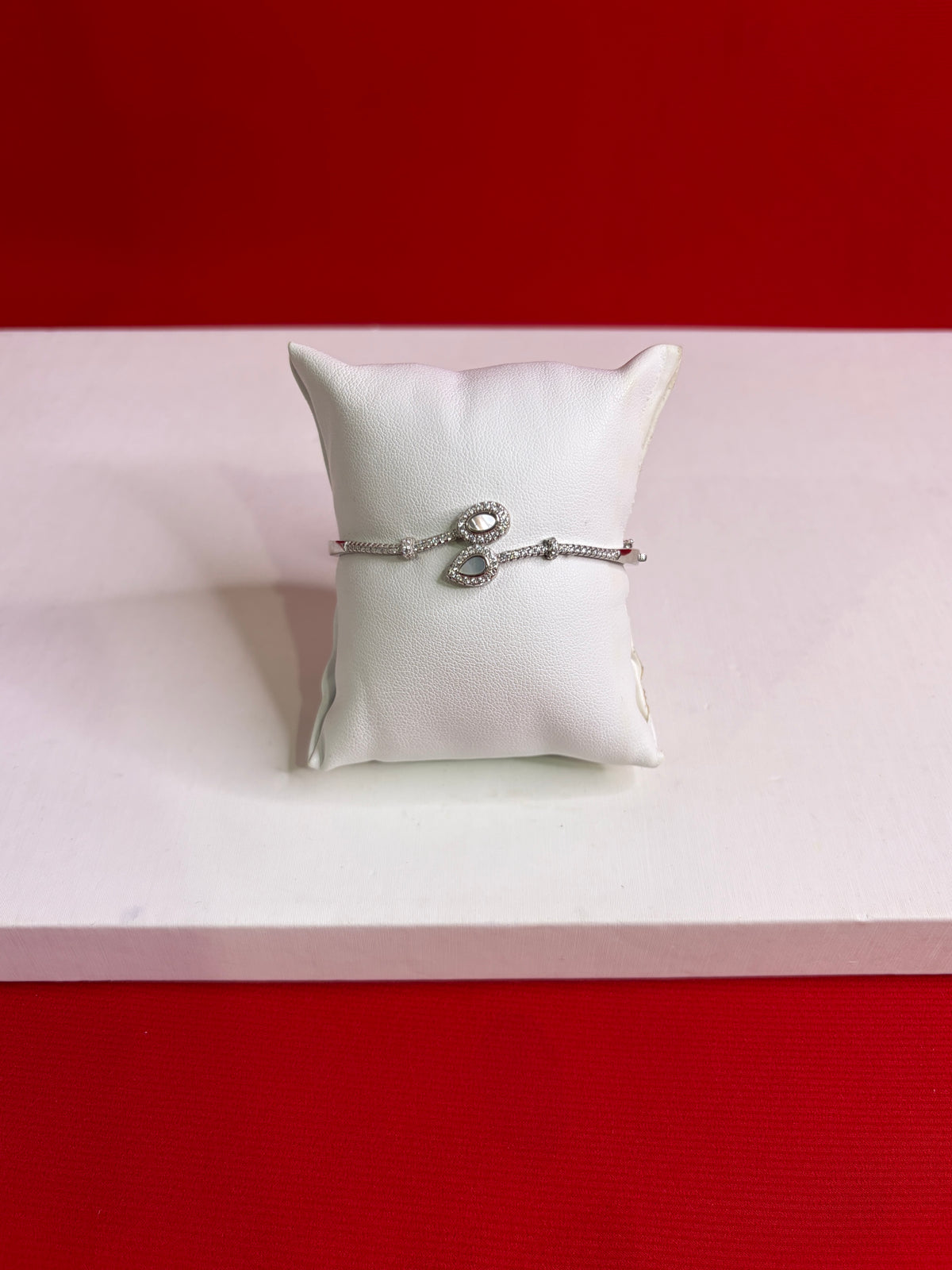 Women’s Pure Silver Bangle Bracelet (SB109)