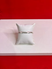 Men’s Pure Silver Figaro Bracelet (MB61)