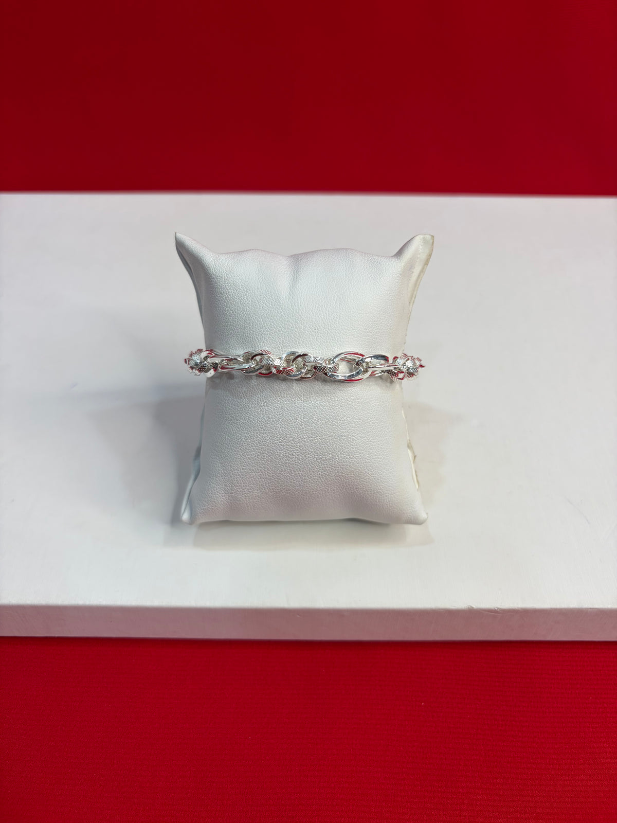 Men Pure Silver Bracelet (MB144)