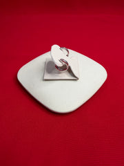 Pure Silver Versace Hoops Earrings (HE105)