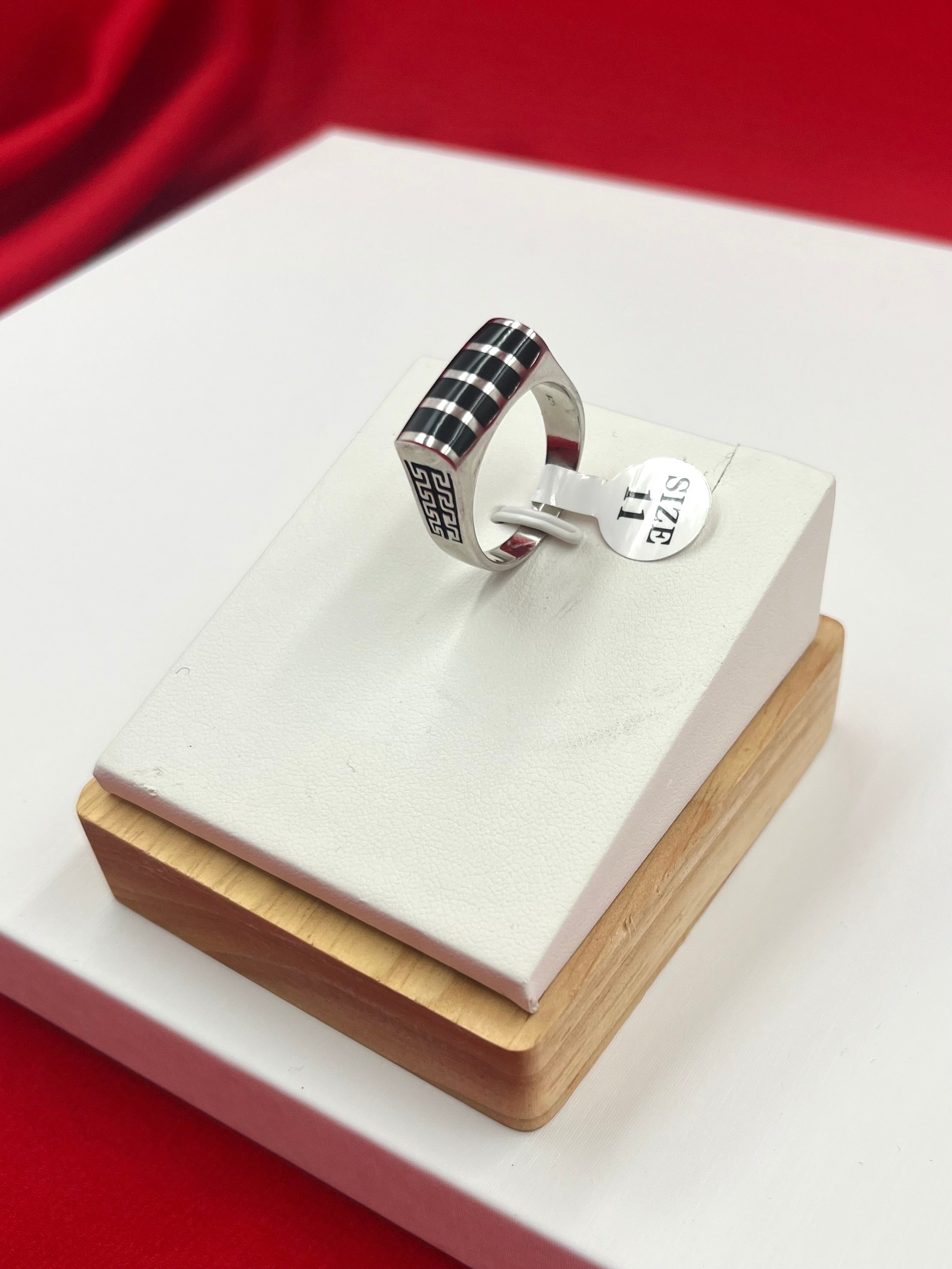 Men Silver Ring size 11