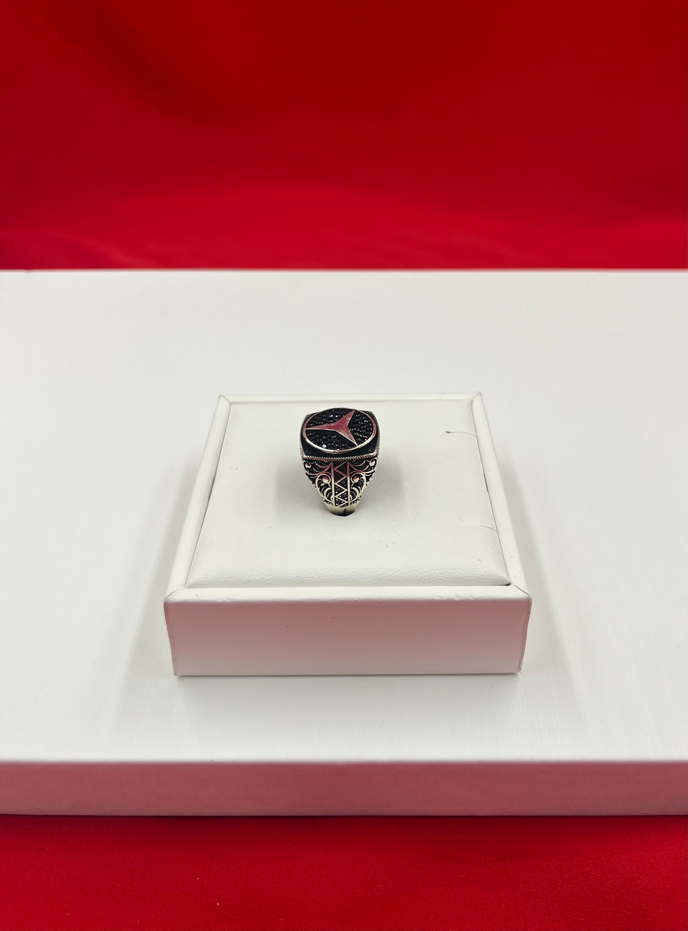 Men Silver Ring size 10