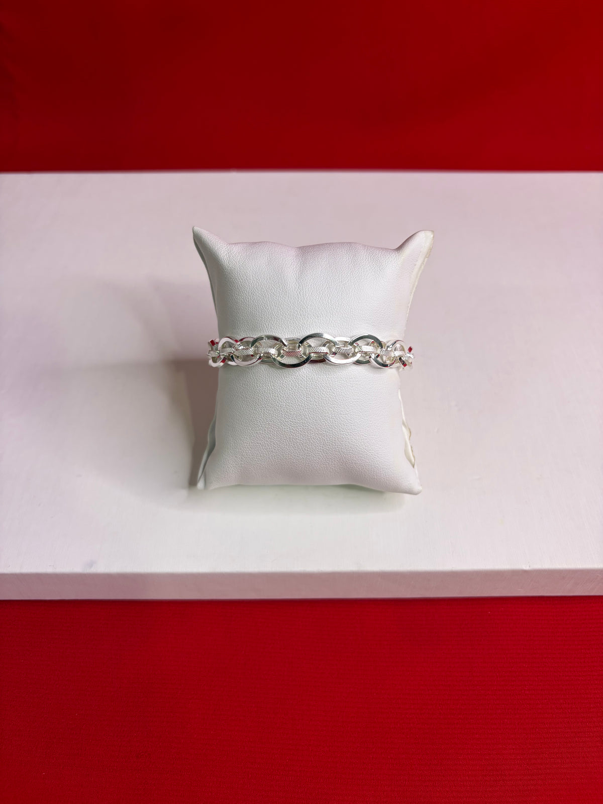Men Pure Silver Bracelet (MB104)