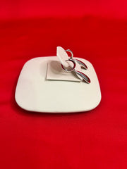 Pure Silver Hoops Earrings (HE28)