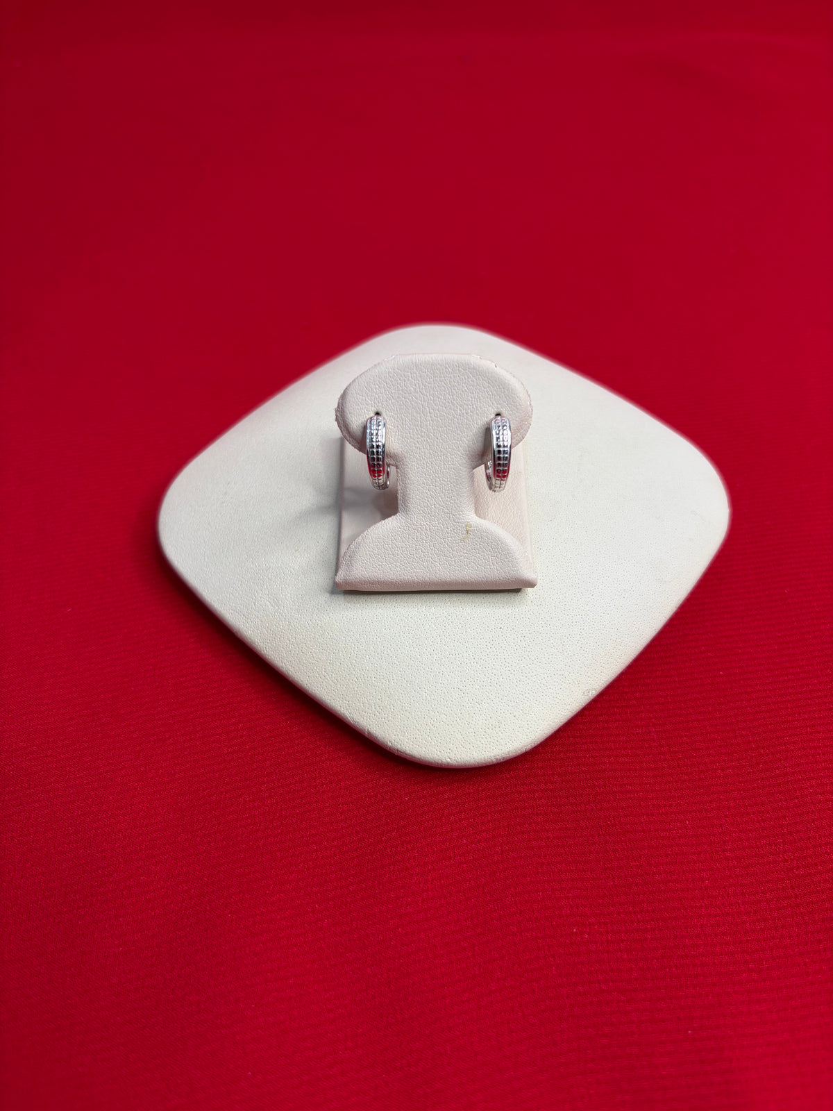 Pure Silver Hoops Earrings (HE102B)