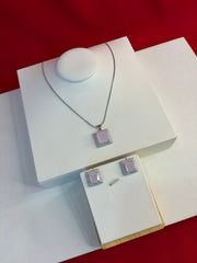 Pure Silver Pendant Set (WN205)