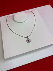 Pure Silver Pendant Necklace (WN100)