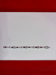 Fancy Pure Silver Bracelet (WB85)