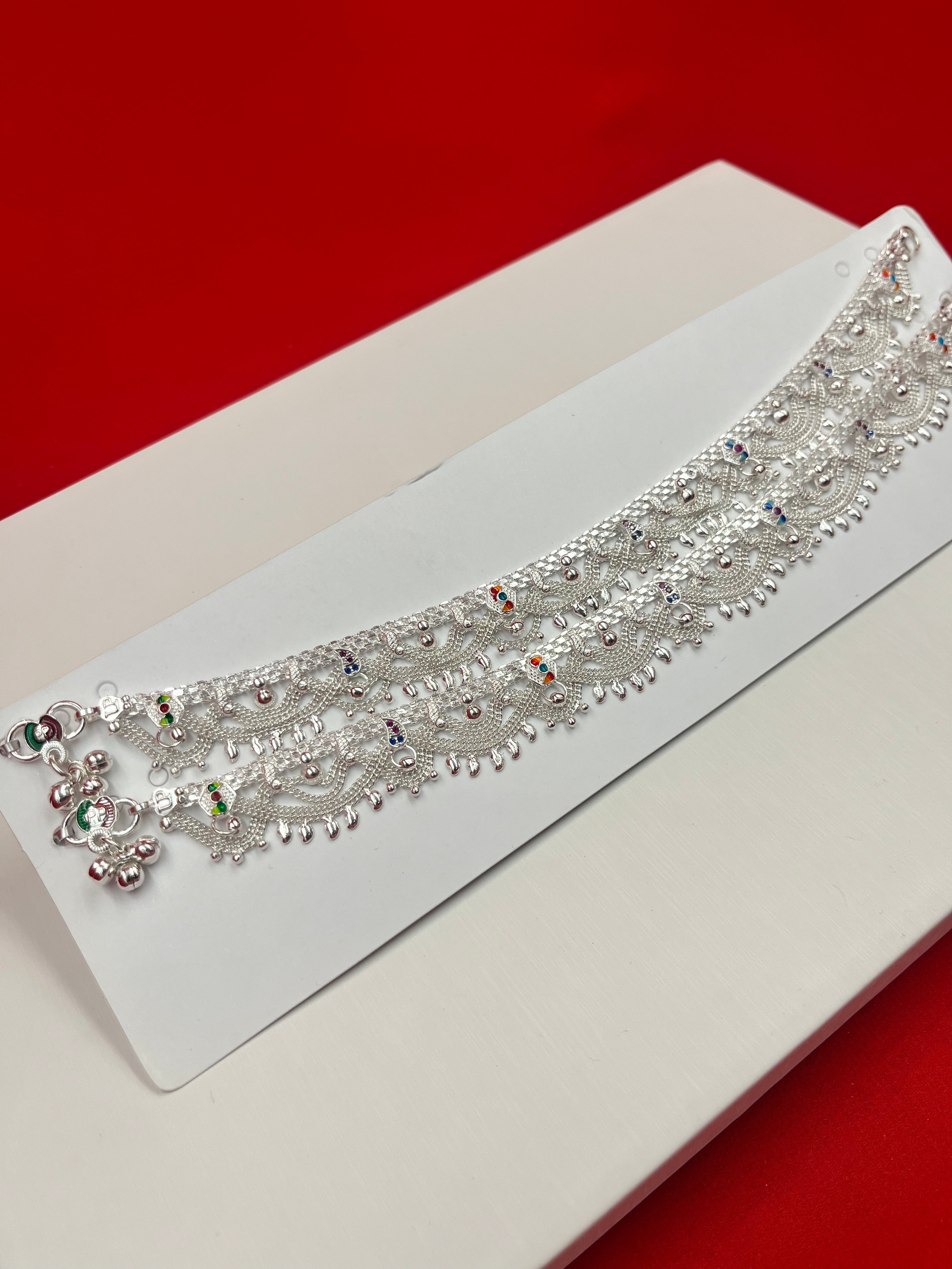 Pure Silver Anklets