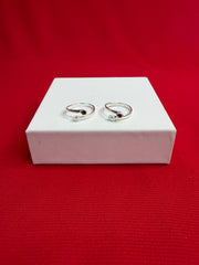 Pure Silver Toe Rings Pair (TR11)