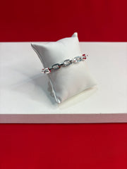 Men Pure Silver Bracelet (MB154)