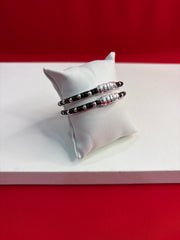 Pure Silver Black Moti (Najariye) Bangles, S-2.2 (SB133)
