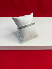 Women’s Pure Silver Bangle Bracelet (SB140)