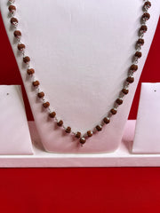 Pure Silver Rudraksh mala (54 Beads)