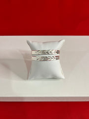 Pure Silver Bangle Pair 2.2
