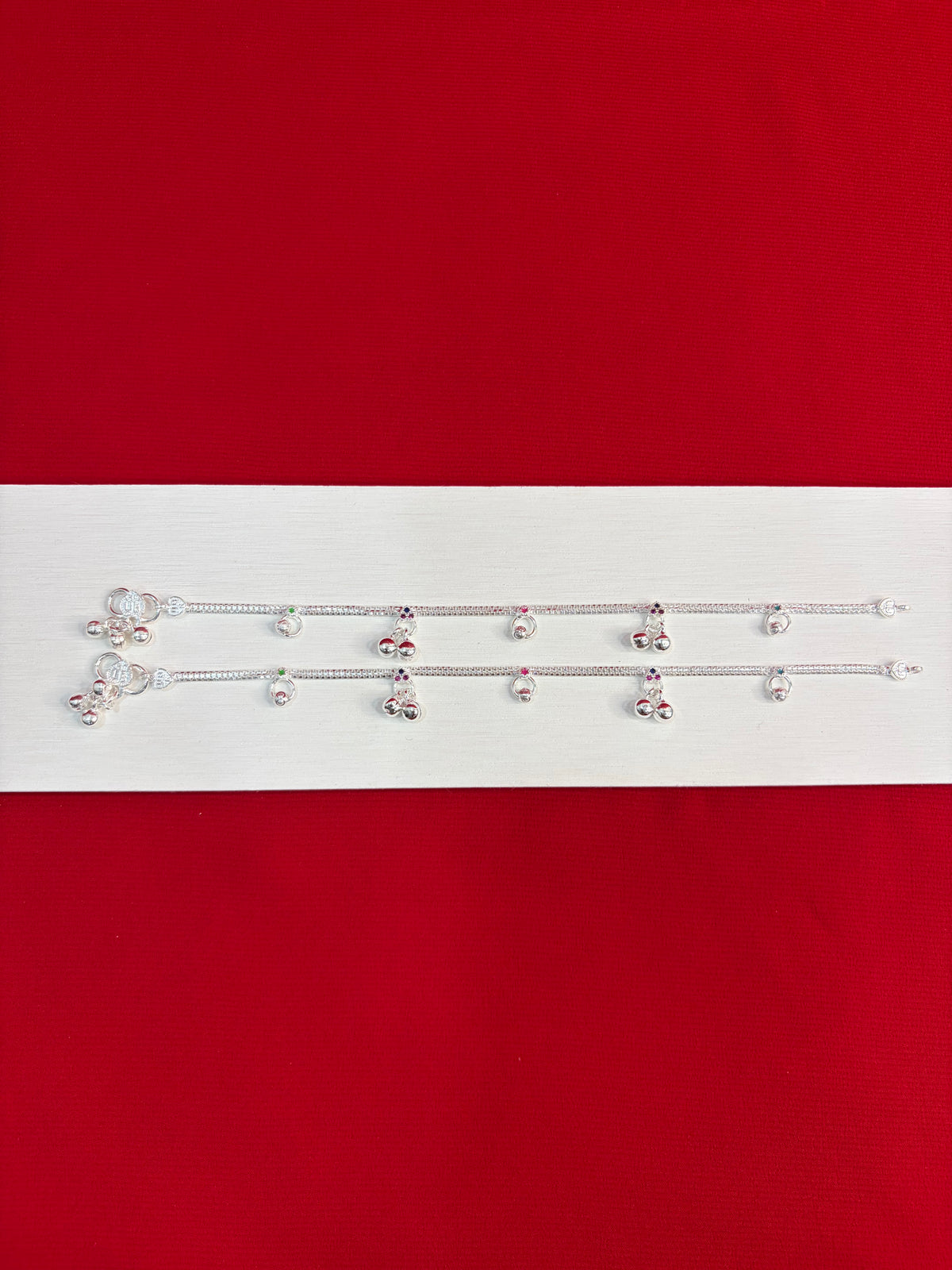 Pure Silver Kids Anklets (8.5 Inch) (KA146)