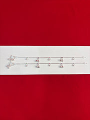 Pure Silver Kids Anklets (8.5 Inch) (KA146)