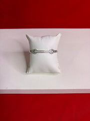 Women’s Pure Silver Bangle Bracelet (SB104)