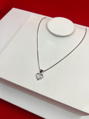 Heart Silver Pendant Necklace