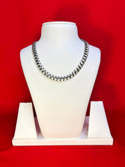 Gunmetal Pure Silver Chain (17”inch) Sc107