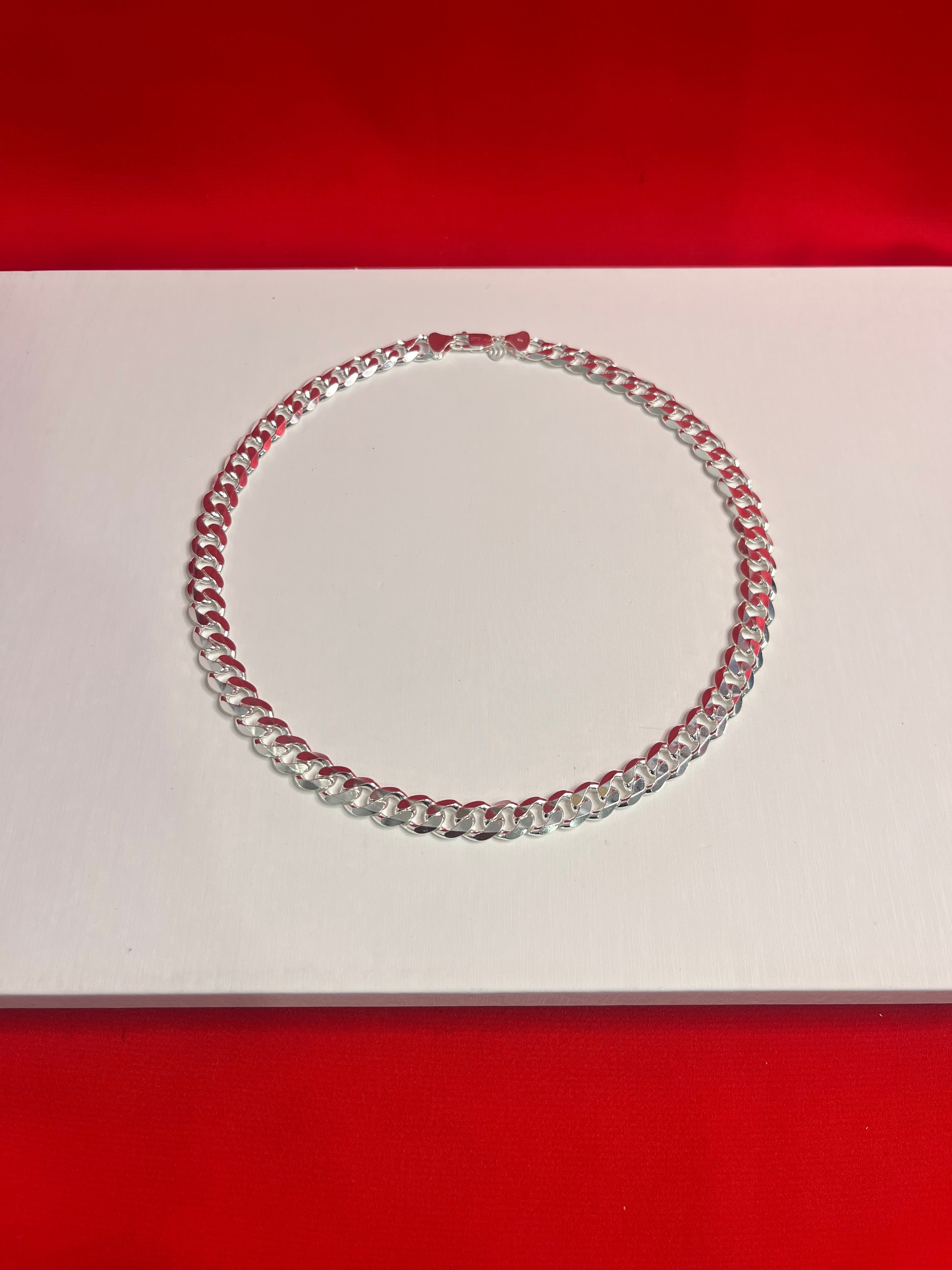Cuban Pure Silver Chain 20” Sc56
