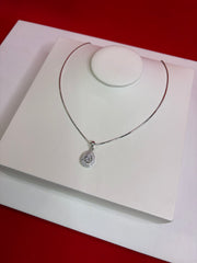 Pure Silver Pendant Necklace (WN101)