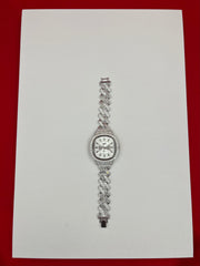 Men Iced Cut Diamond Cuban Link Watch