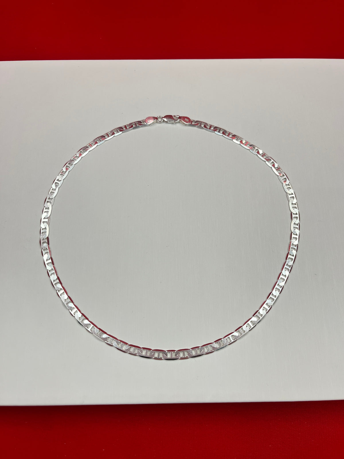 Nawabi Sleek-Diamond-Cut Flat Chain 20” Sc25
