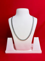 Pure Silver Gunmetal Chain 22” (Sc125)