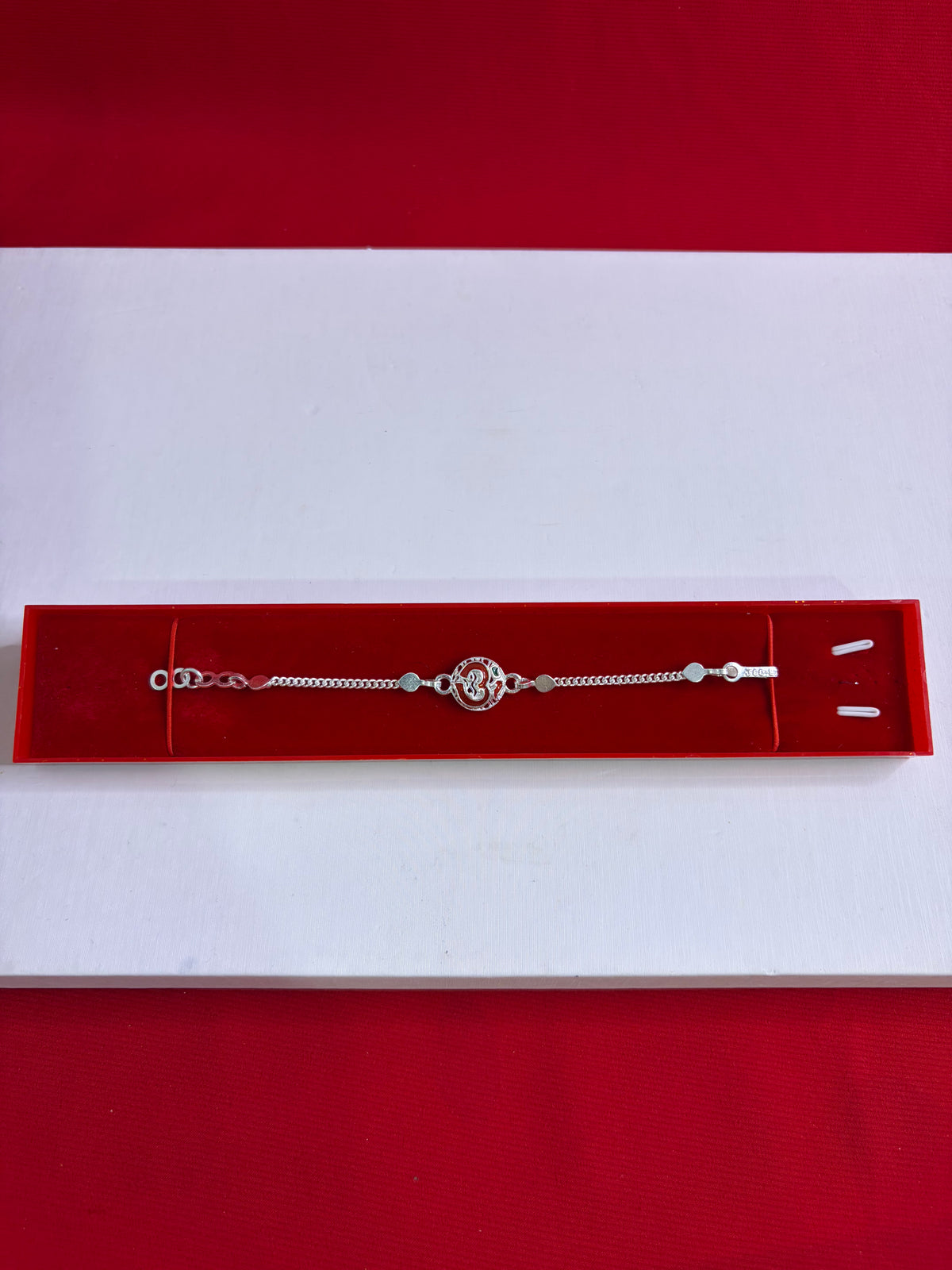 Kids Pure Silver Rakhi Bracelet (KSR15)