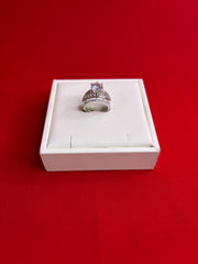 Pure Silver Women’s Cocktail Ring (Size 6.5) WR266