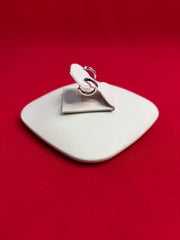 Pure Silver Hoops Earrings (HE95)