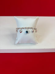 Fancy Pure Silver Bracelet (WB137)
