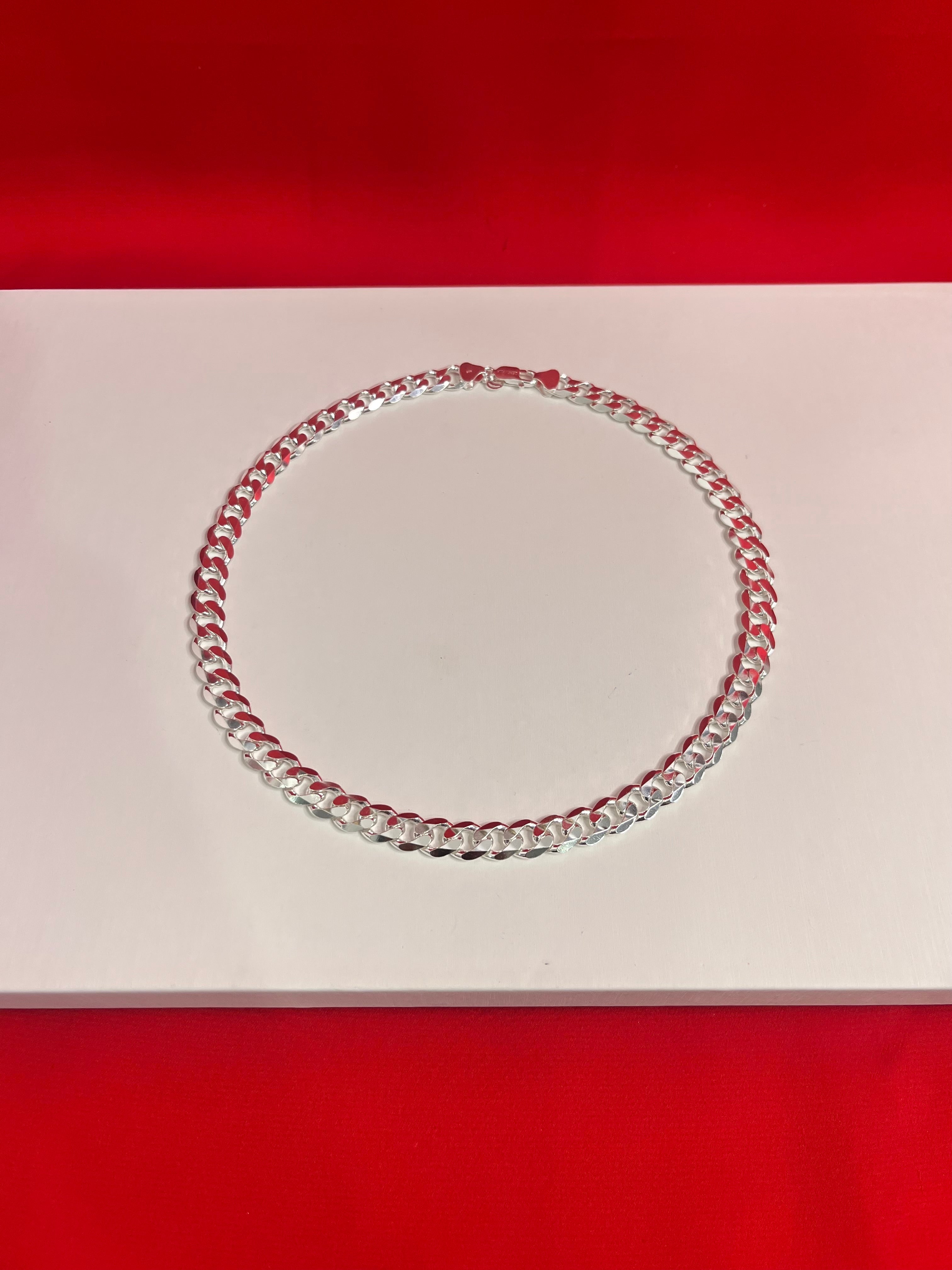 Cuban Pure Silver Chain 20” Sc68