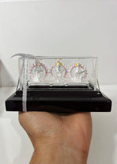 Pure Silver Laxmi,Ganesh,Srswati Idol (SS33)