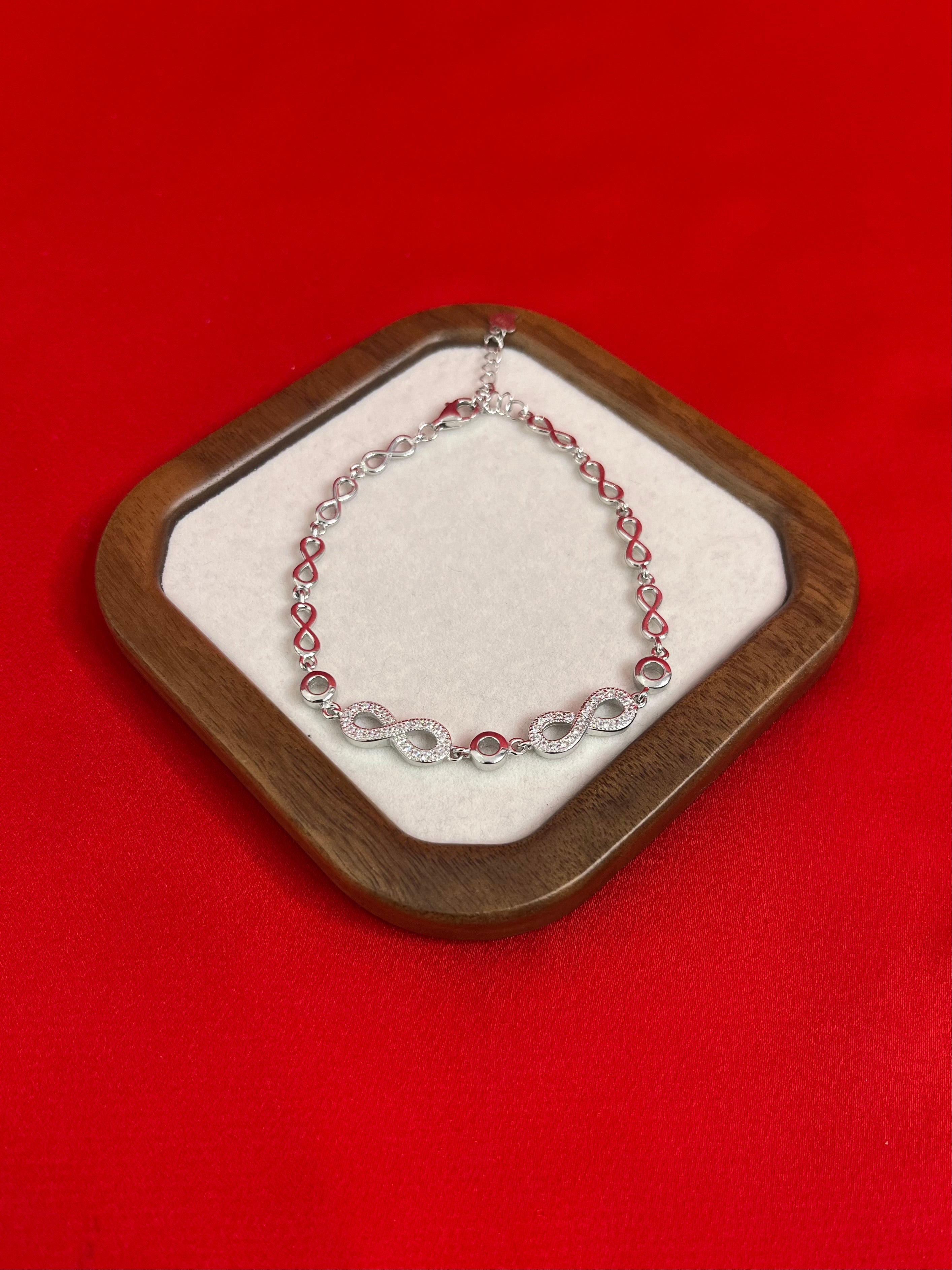 Fancy Pure Italian Silver Bracelet
