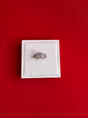 Pure Silver Women’s Cocktail Ring (Size 8) WR276