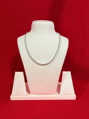 Tennis Pure Silver Chain 18” (Sc166)
