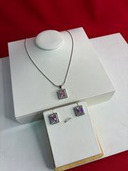 Pure Silver Pendant Set (WN244)