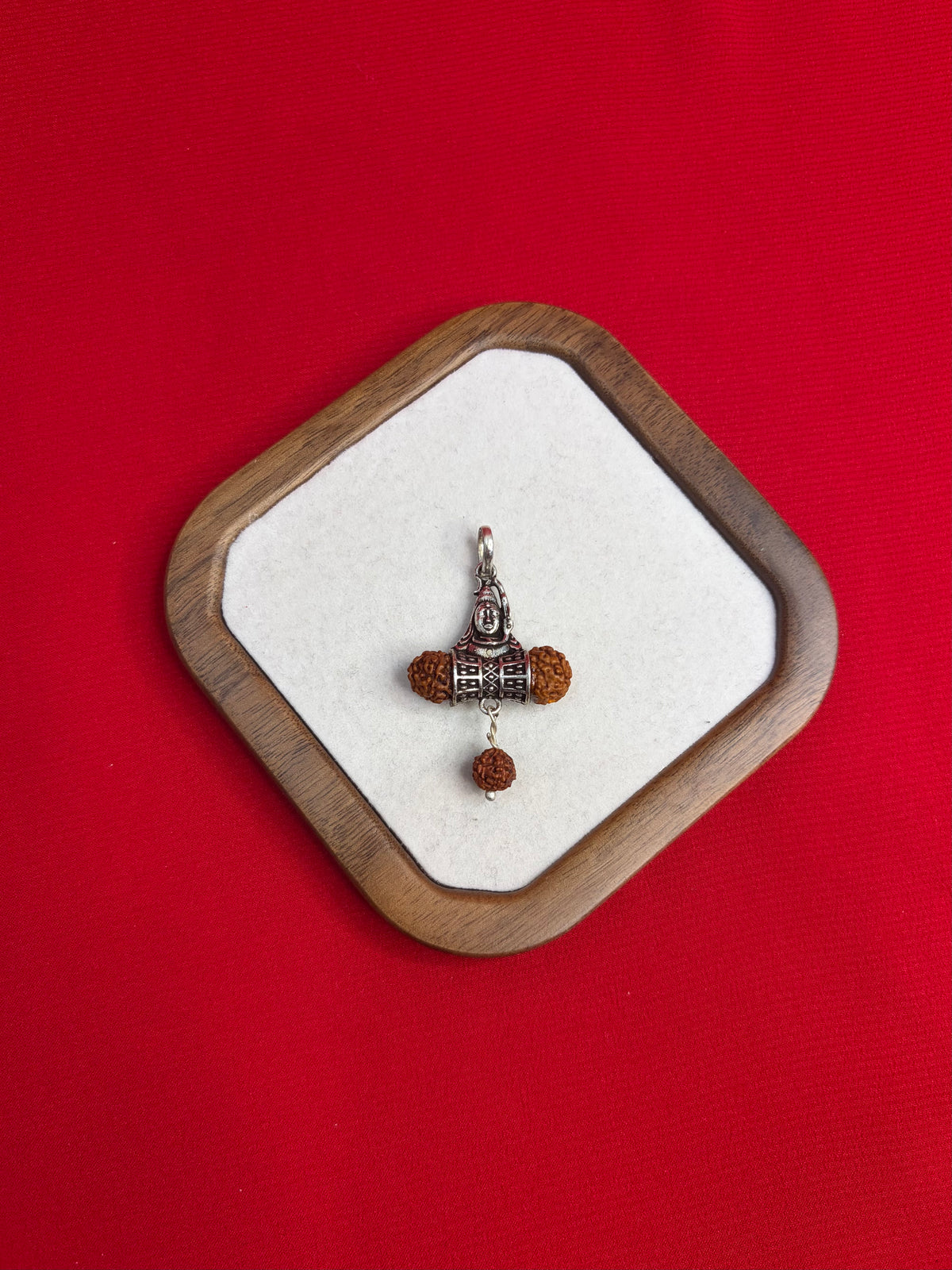 Pure Silver Shiv Ji Rudhraksh Pendant (SP69)