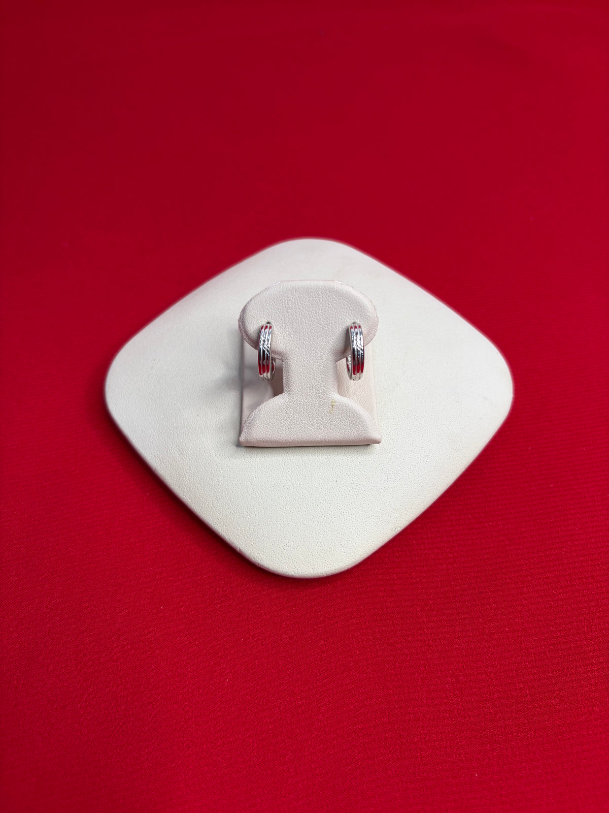 Pure Silver Hoops Earrings (HE115)