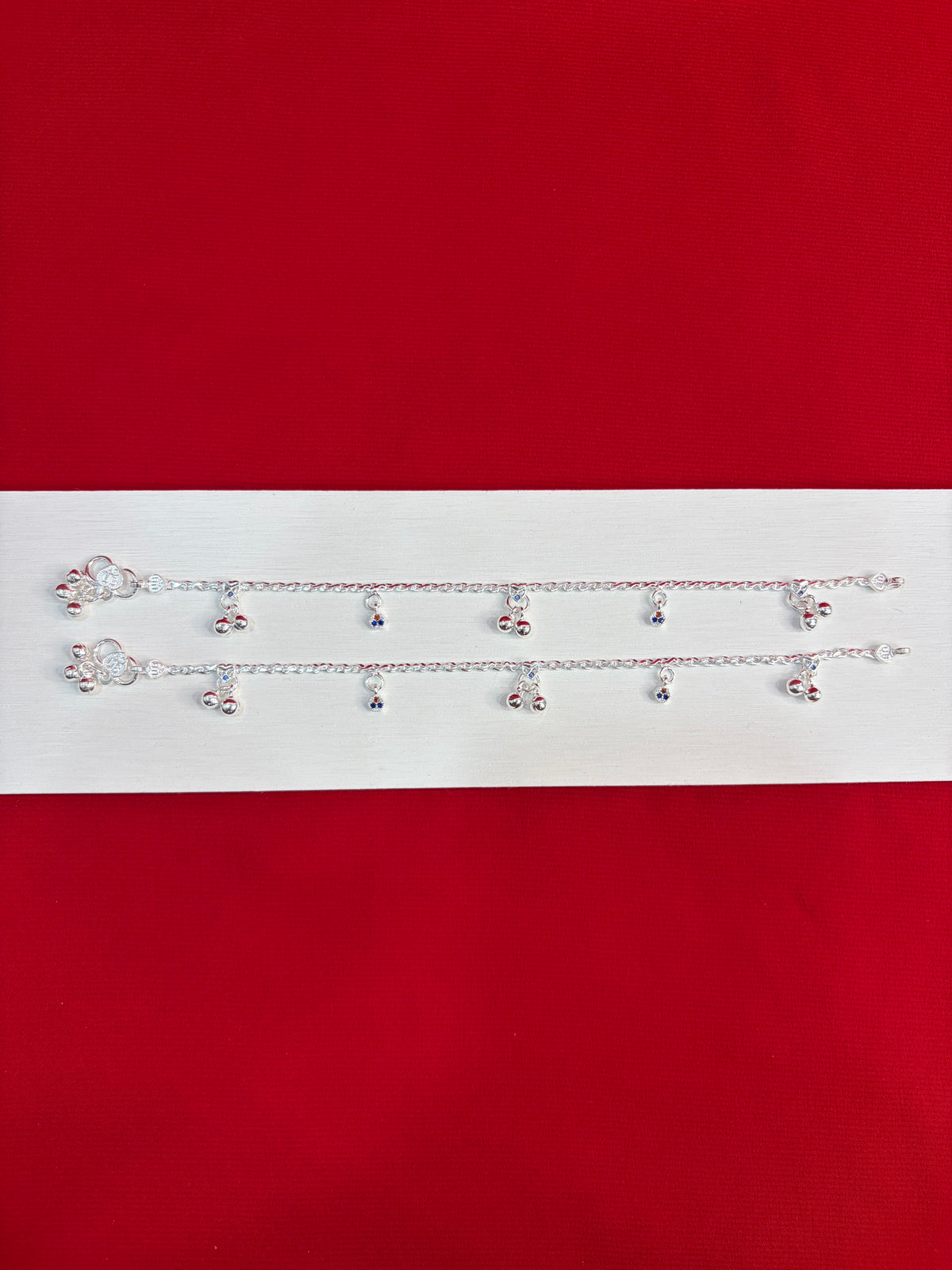 Pure Silver Kids Anklets (8.5 Inch) (KA144)