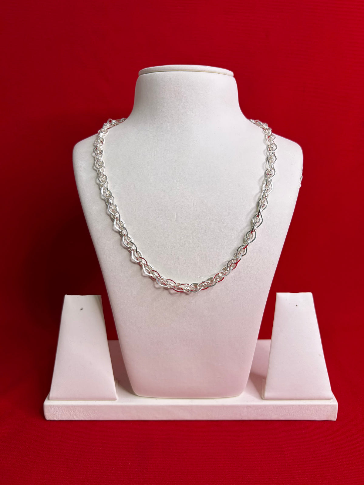 Men pure silver chain 20” (Sc141)