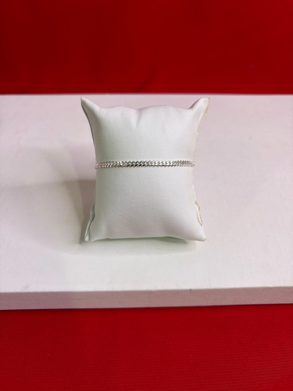 Men Pure Silver Cuban Bracelet (MB130)