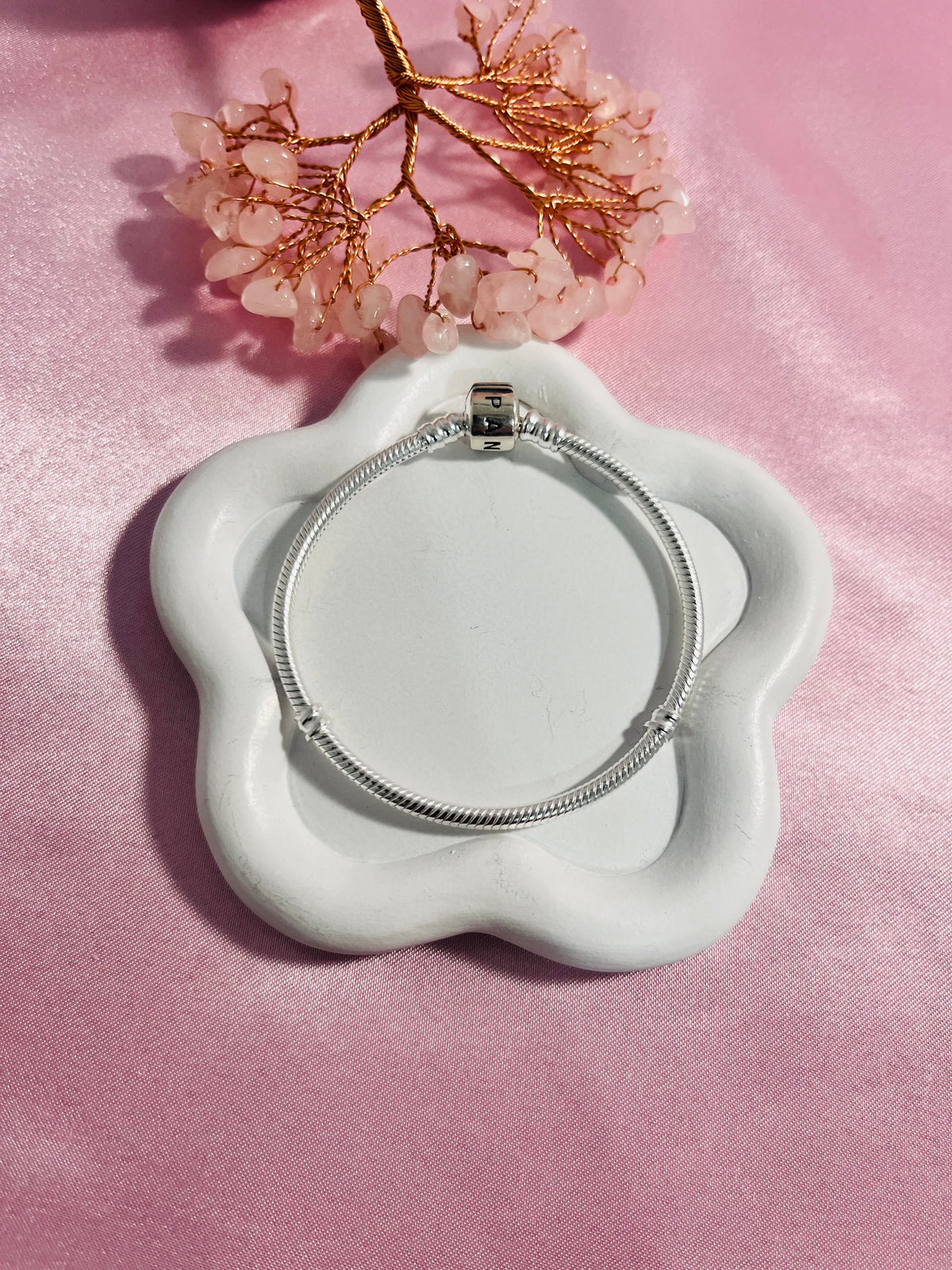 Pandora Barrel Clasp Snake Chain Bracelet