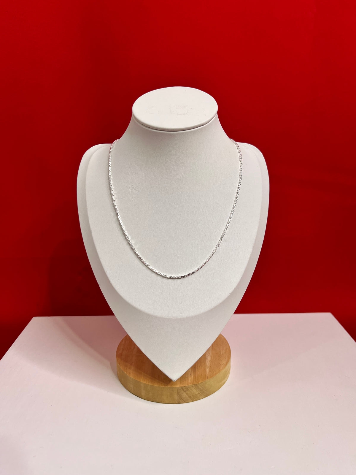 Pure Silver Chain 16” Gk51