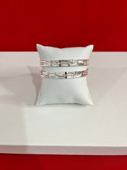 Pure Silver Bangle Pair 2.5