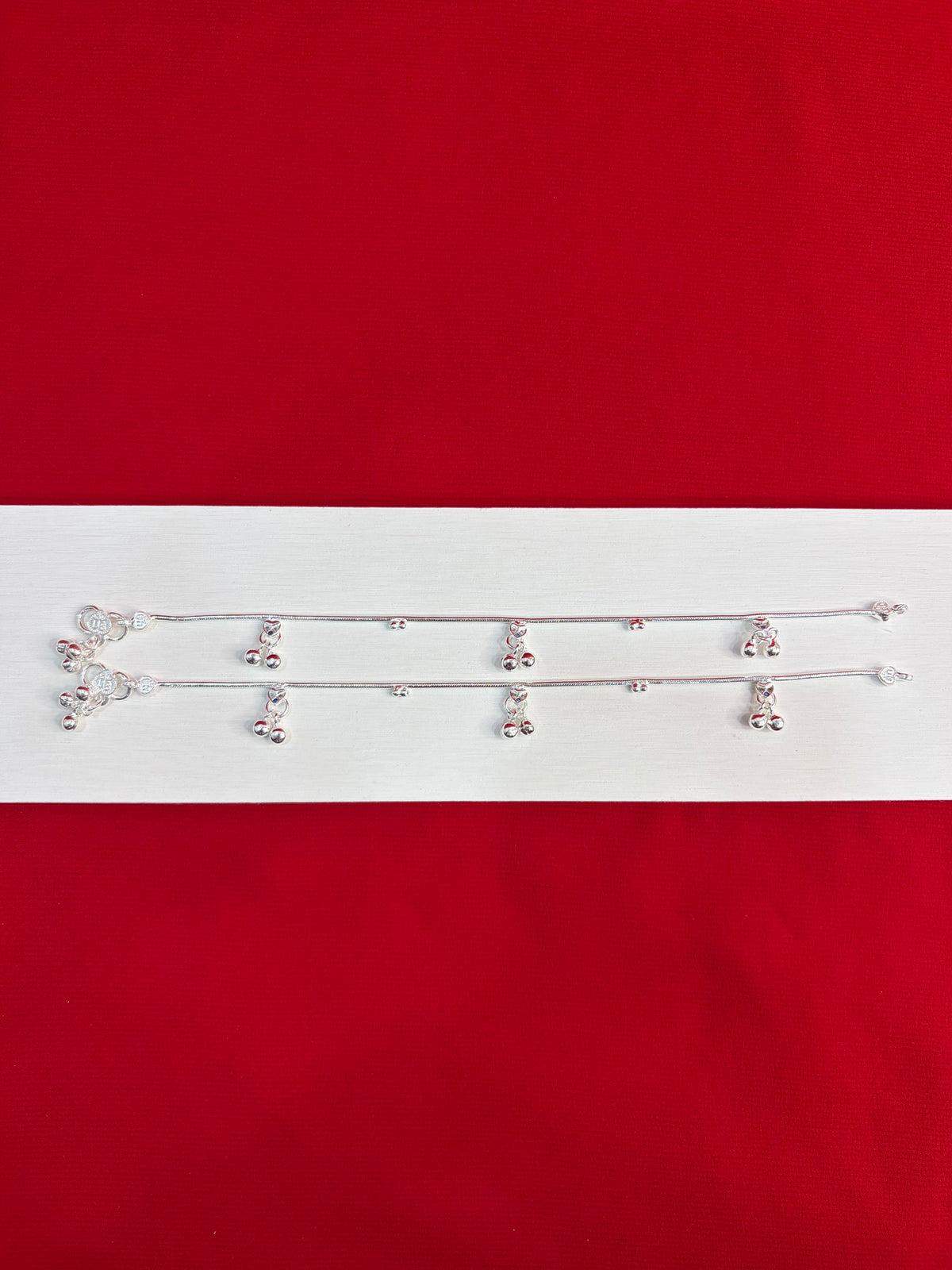Pure Silver Kids Anklets (8.5 Inch) (KA143)